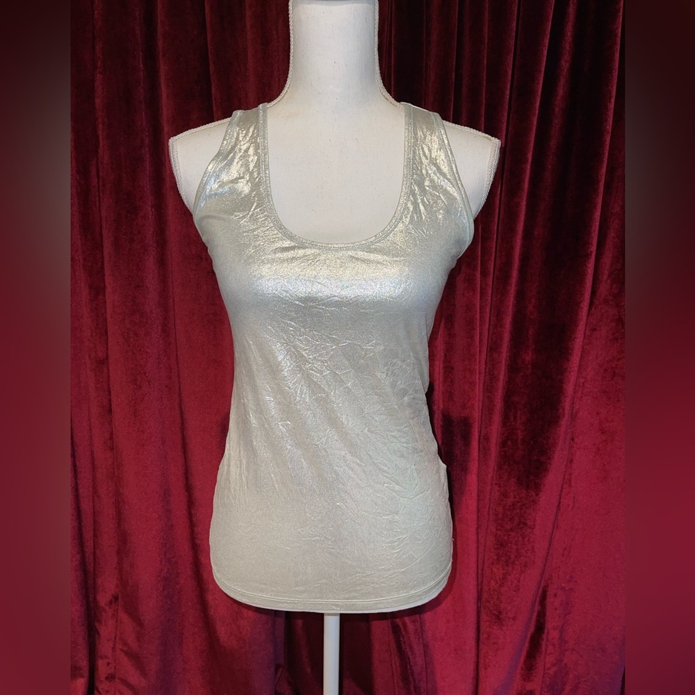 Silver tank top